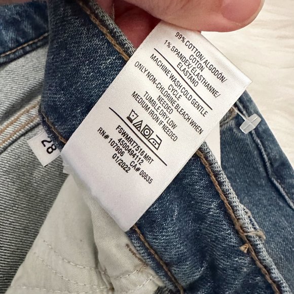 New Hudson Size 28 Natalie Midrise Slim Boyfriend Crop Jeans in MARGARITA - Picture 9 of 13